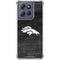 NFL Denver Broncos Black & White Moto G Play 5G (2025) Clear Case